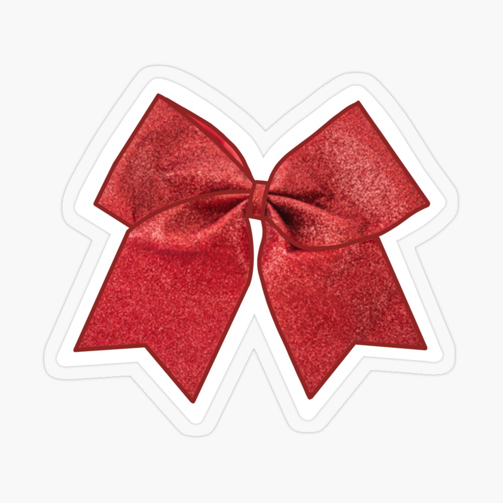 Base Cheer Bow  Sticker for Sale by jaquemv