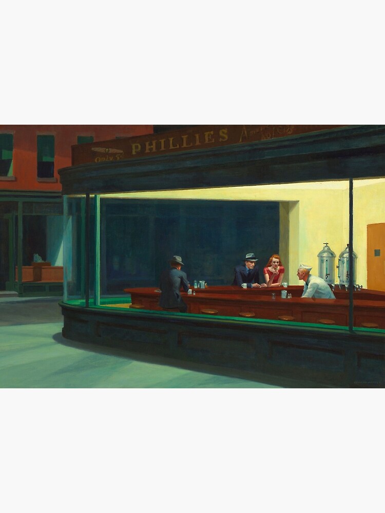 Nighthawks by Edward Hopper - 1942 by warishellstore