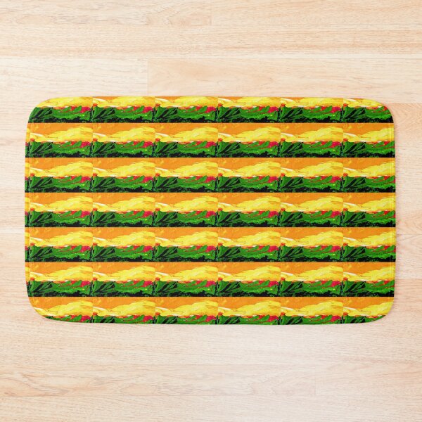 Item preview, Abstract conceptual distorted wavy landscape painting designed and sold by Nma-ArtBrand.