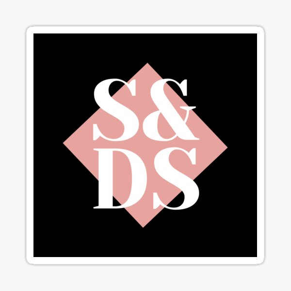 S&DS Logo - Dark Sticker
