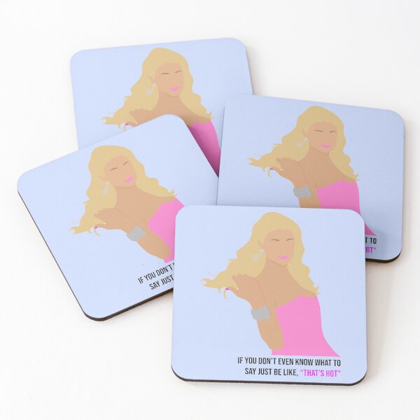 Item preview, Blue Paris Hilton "that's hot" print quote designed and sold by niamhburke16.