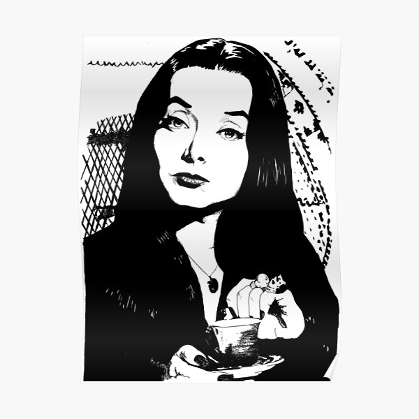 Morticia Addams Poster