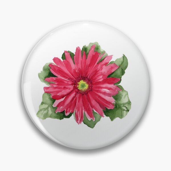 Item preview, Acuarela de Gerbera Daisy designed and sold by aleeshaburke.