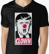 Trumpf - Clown T-Shirt mit V-Ausschnitt für Männer