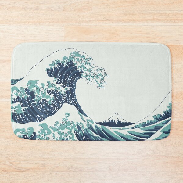 The Great Wave off Kanagawa Bath Mat