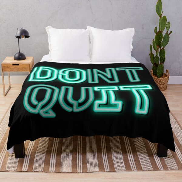 Item preview, Neon Aqua No te rindas/Hazlo designed and sold by Elle Hazlett.