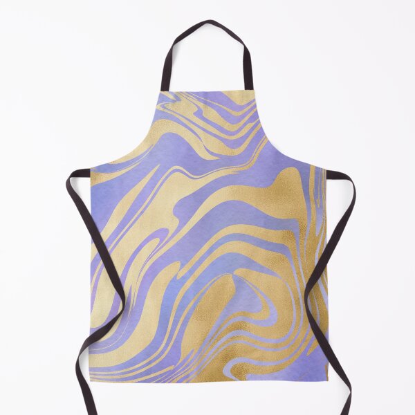 Item preview, Liquid Gold Swirls on Blue Violet designed and sold by WisdomInspired.