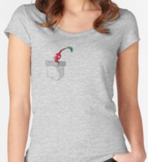 Red Pikmin in your Pocket! Women's Fitted Scoop T-Shirt