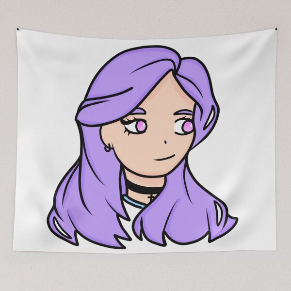 Item preview, Purple Haired Girl designed and sold by LinhlyHarwell13.