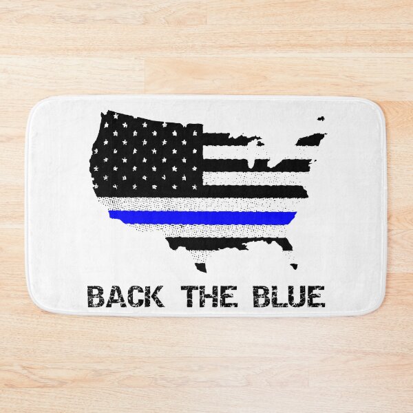 Item preview, Back the Blue USA Map designed and sold by Bradford Adams.