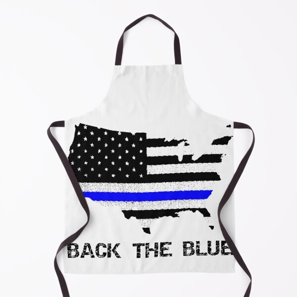 Item preview, Back the Blue USA Map designed and sold by Bradford Adams.