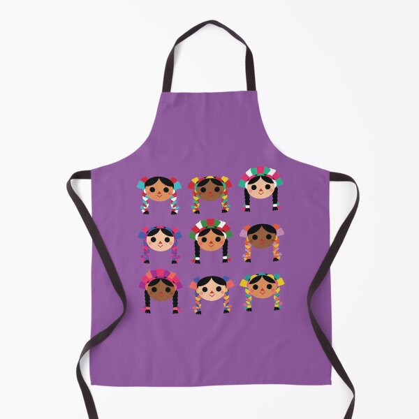 Item preview, Maria ‘Tres Sabores’- Linear Pattern (Purple) designed and sold by AIKEKARAI.