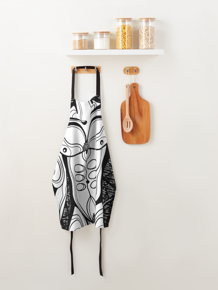 Alternate view of Abstract Body 5 Apron