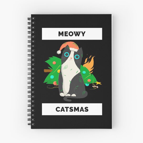 Item preview, Funny Meowy Catsmas design designed and sold by LadySaltwater.