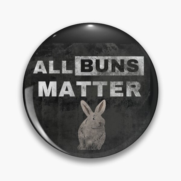 Item preview, Retro Rabbit ALL BUNS MATTER with tan bunny rabbit distressed designed and sold by Rabbitti.