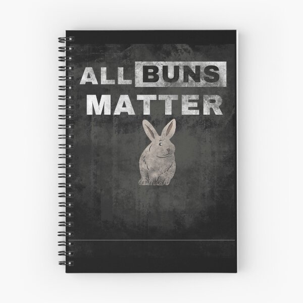 Item preview, Retro Rabbit ALL BUNS MATTER with tan bunny rabbit distressed designed and sold by Rabbitti.