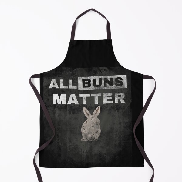 Item preview, Retro Rabbit ALL BUNS MATTER with tan bunny rabbit distressed designed and sold by Rabbitti.