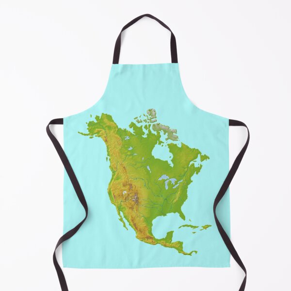 Item preview, North America Physical Map designed and sold by Havocgirl.