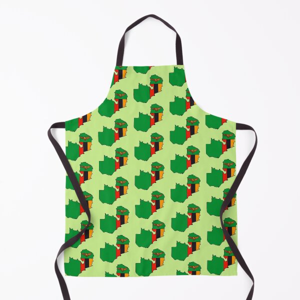 Item preview, Zambia Map With Zambian Flag designed and sold by Havocgirl.