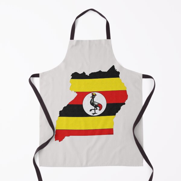 Item preview, Uganda Map With Ugandan Flag designed and sold by Havocgirl.