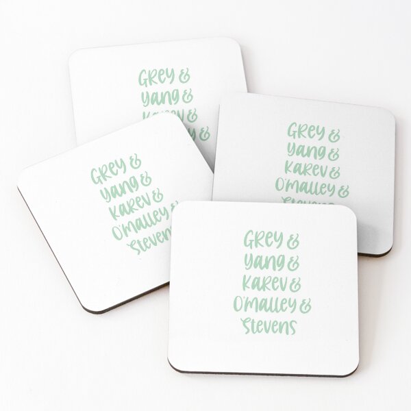 Item preview, Grey and Yang and Karev and O’Malley and Stevens  designed and sold by julianac05.