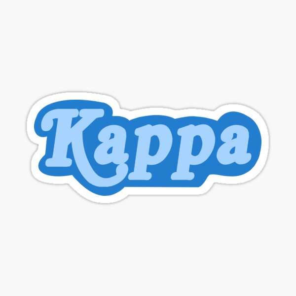 Kappa Company Logo Decal Sticker