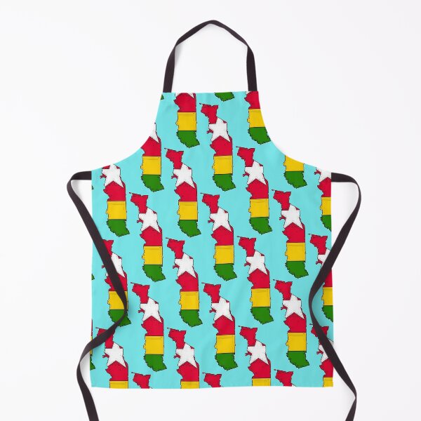 Item preview, Togo Map With Togolese Flag designed and sold by Havocgirl.