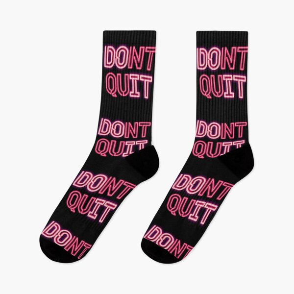 Item preview, Neon Red Don’t Quit/Do It  designed and sold by Elle  Hazlett.