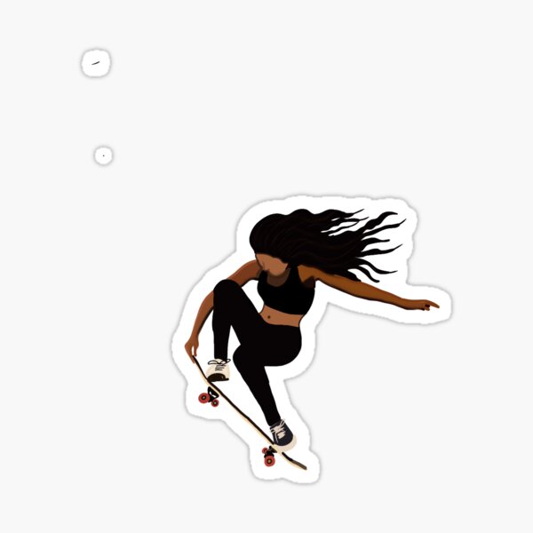 "skater girl " Sticker by vzdena Redbubble