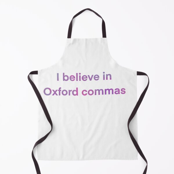 Item preview, I Believe in Oxford Commas Purple Tie Dye Watercolor quote designed and sold by WildeandCo.