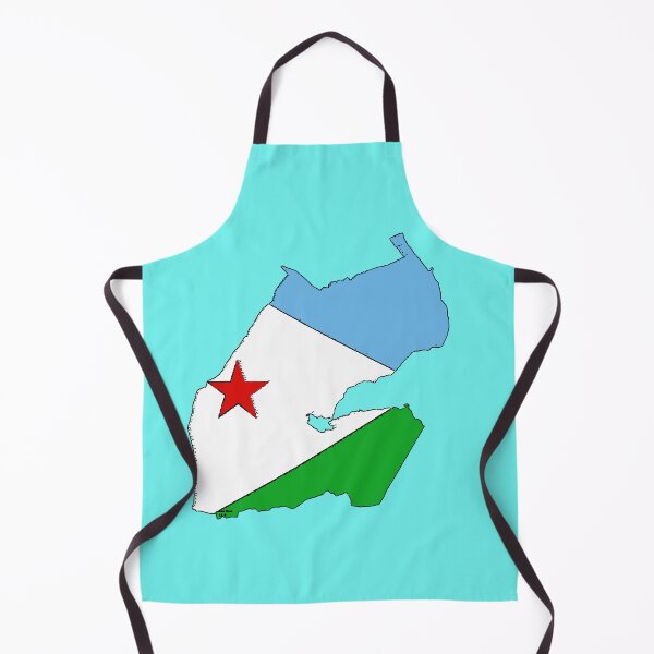 Item preview, Djibouti Map With Djiboutian Flag designed and sold by Havocgirl.