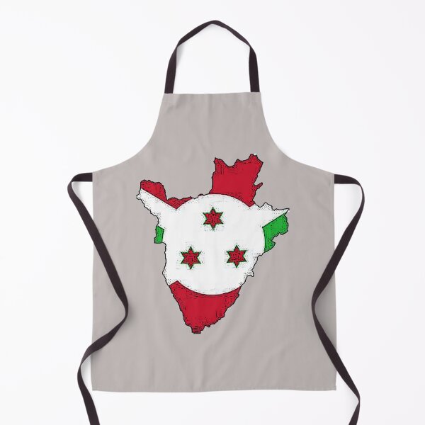 Item preview, Burundi Map With Flag designed and sold by Havocgirl.