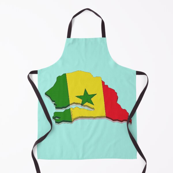 Item preview, Senegal Map With Senegalese Flag designed and sold by Havocgirl.