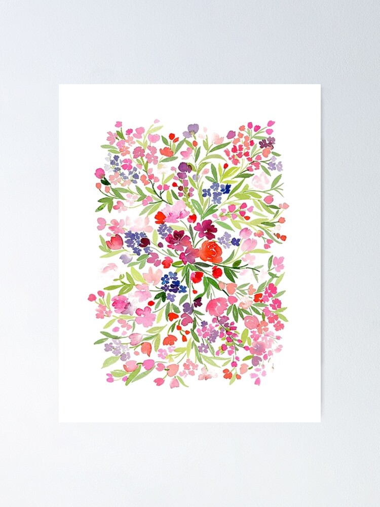 Spring Wildflowers Poster