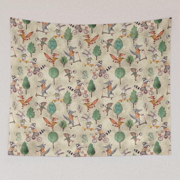 Item preview, Outdoor activities - beige designed and sold by Petit Faon Prints.