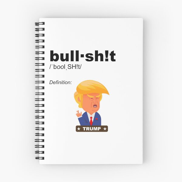 Item preview, Ultimate definition of bull-crap in FUNNY meme form TRUMP cartoon FUN - contrast version designed and sold by originalsusie.