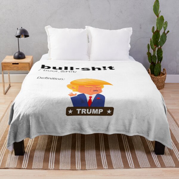 Artikelvorschau, Ultimative Definition von Bull-Crap in FUNNY Meme Form TRUMP Cartoon FUN - Kontrastversion entworfen und verkauft von originalsusie.