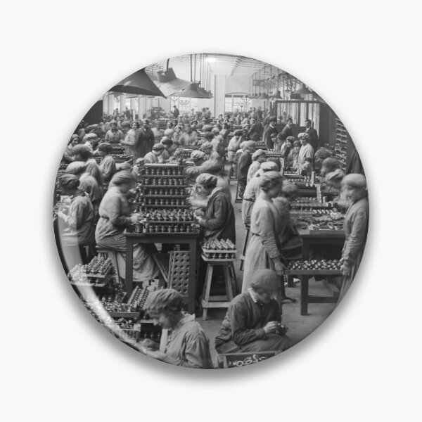 Item preview, Women Working In Gun Factory - World War 1 - 1918 designed and sold by warishellstore.
