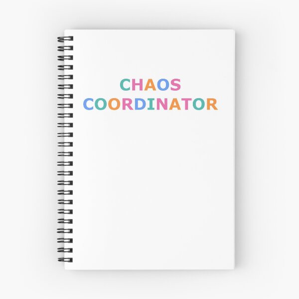 Item preview, Chaos Coordinator Rainbow Multicolor Quote for Teachers or Parents designed and sold by WildeandCo.