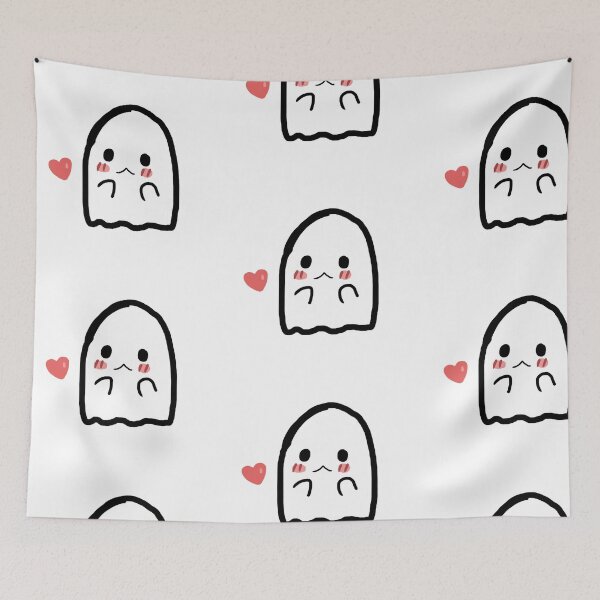 Item preview, Shy ghost designed and sold by Aminah Shaikh.