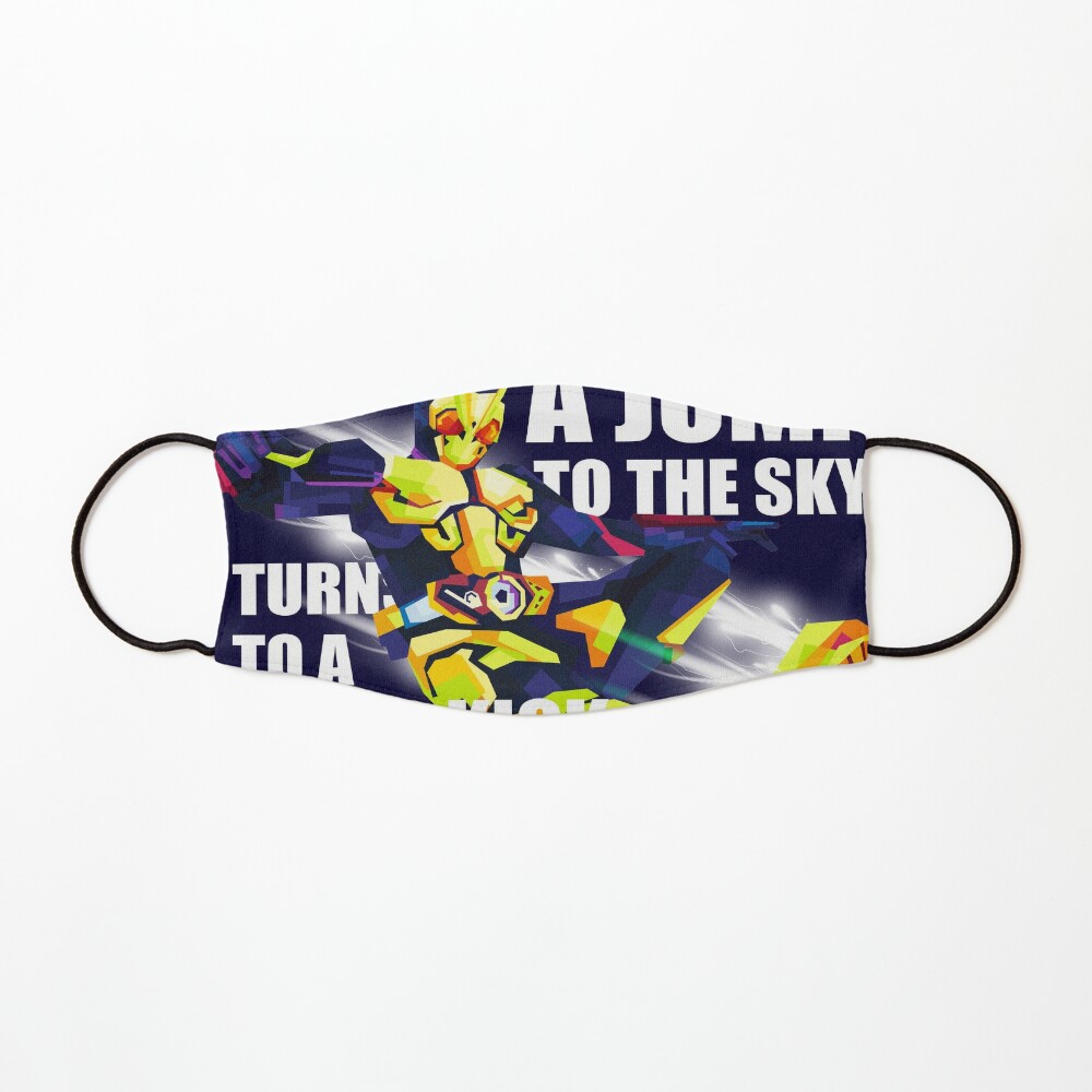 Kamen Rider Zero One A Jump To The Sky Turns To A Rider Kick Mask By Desilutfiaa Redbubble