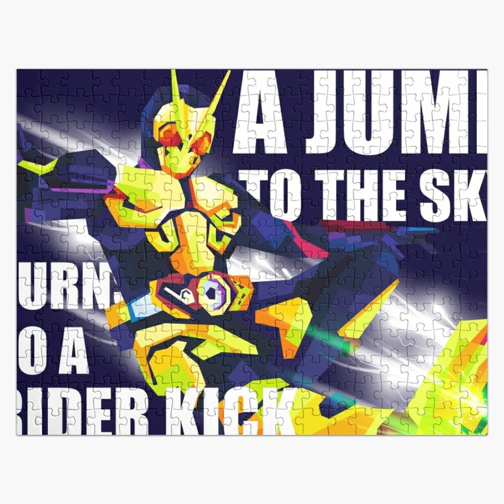 Kamen Rider Zero One A Jump To The Sky Turns To A Rider Kick Mask By Desilutfiaa Redbubble