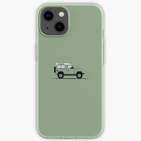 A Graphical Interpretation of the Defender 90 Hard Top Heritage Edition iPhone Soft Case
