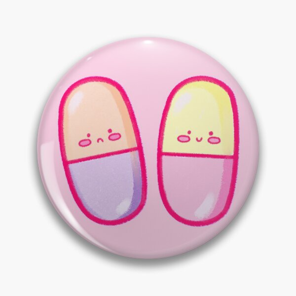 Item preview, Menhera Kawaii Happy & Sad Pills Stickers designed and sold by Lunalchemy.