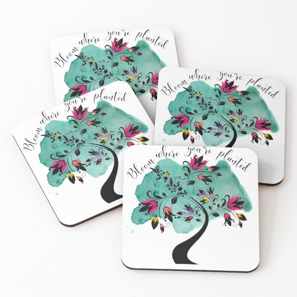 Item preview, Bloom where you are planted Hydro flask Sticker designed and sold by Iambellanova.