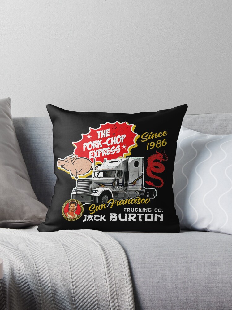 Jack Burton Pork Chop Express Trucking Pillow