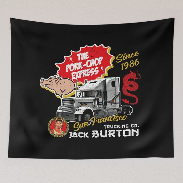 Item preview, Jack Burton Pork Chop Express Trucking designed and sold by Alema Art.