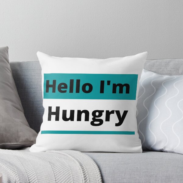 Item preview, 'Hello I'm Hungry' Name Tag designed and sold by LexieLulus.