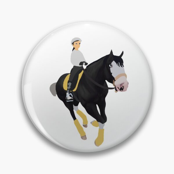 Artikelvorschau, Schwarzes AQH Star Stable Horse entworfen und verkauft von LinedDesigns.