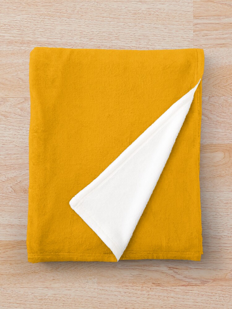 "Gold Yellow, Solid Yellow" Throw Blanket for Sale by Gsallicat Redbubble